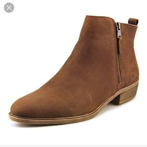 Ralph lauren brown shira ankle boots